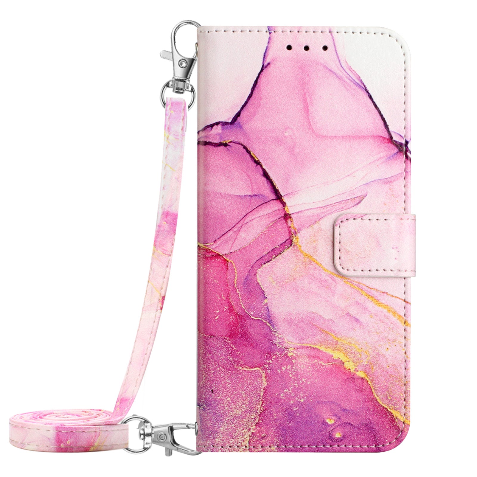 Marble Texture Crossbody Phone Case Wallet