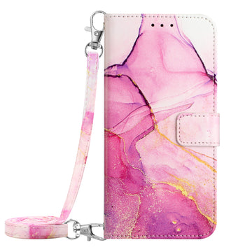 Marble Texture Crossbody Phone Case Wallet