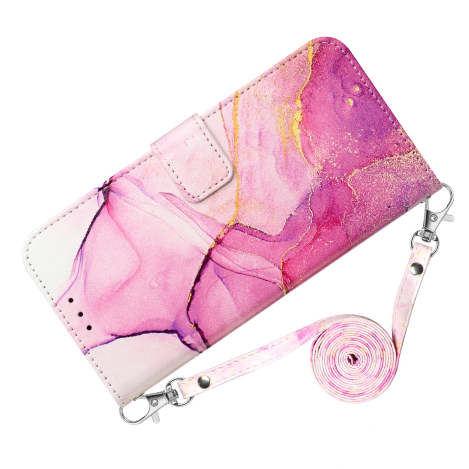 Marble Texture Crossbody Phone Case Wallet
