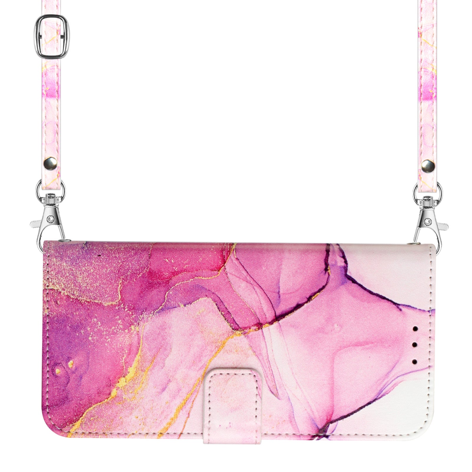 Marble Texture Crossbody Phone Case Wallet