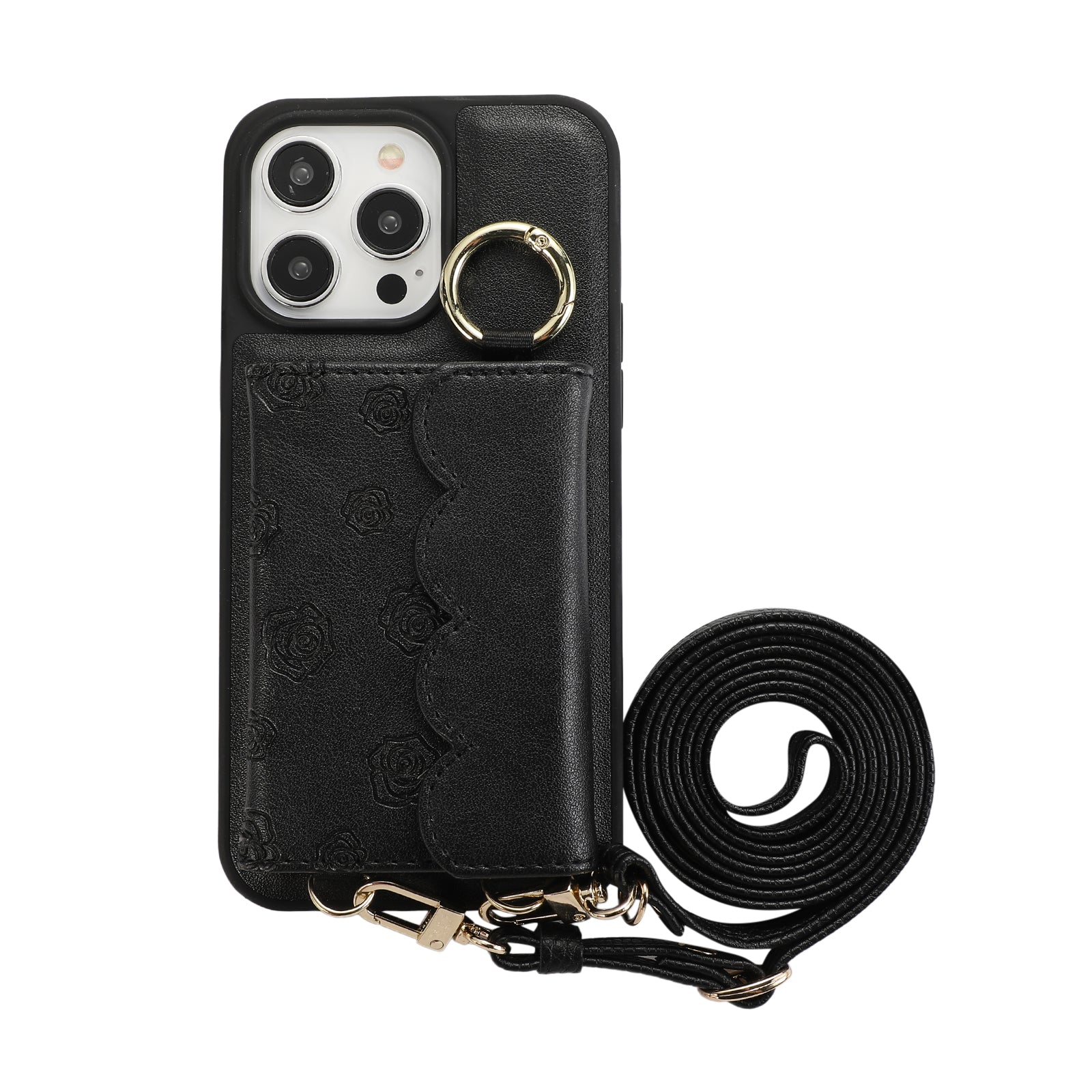 ANKAW Fashion Full Color Crossbody Leather Phone Case Wallet