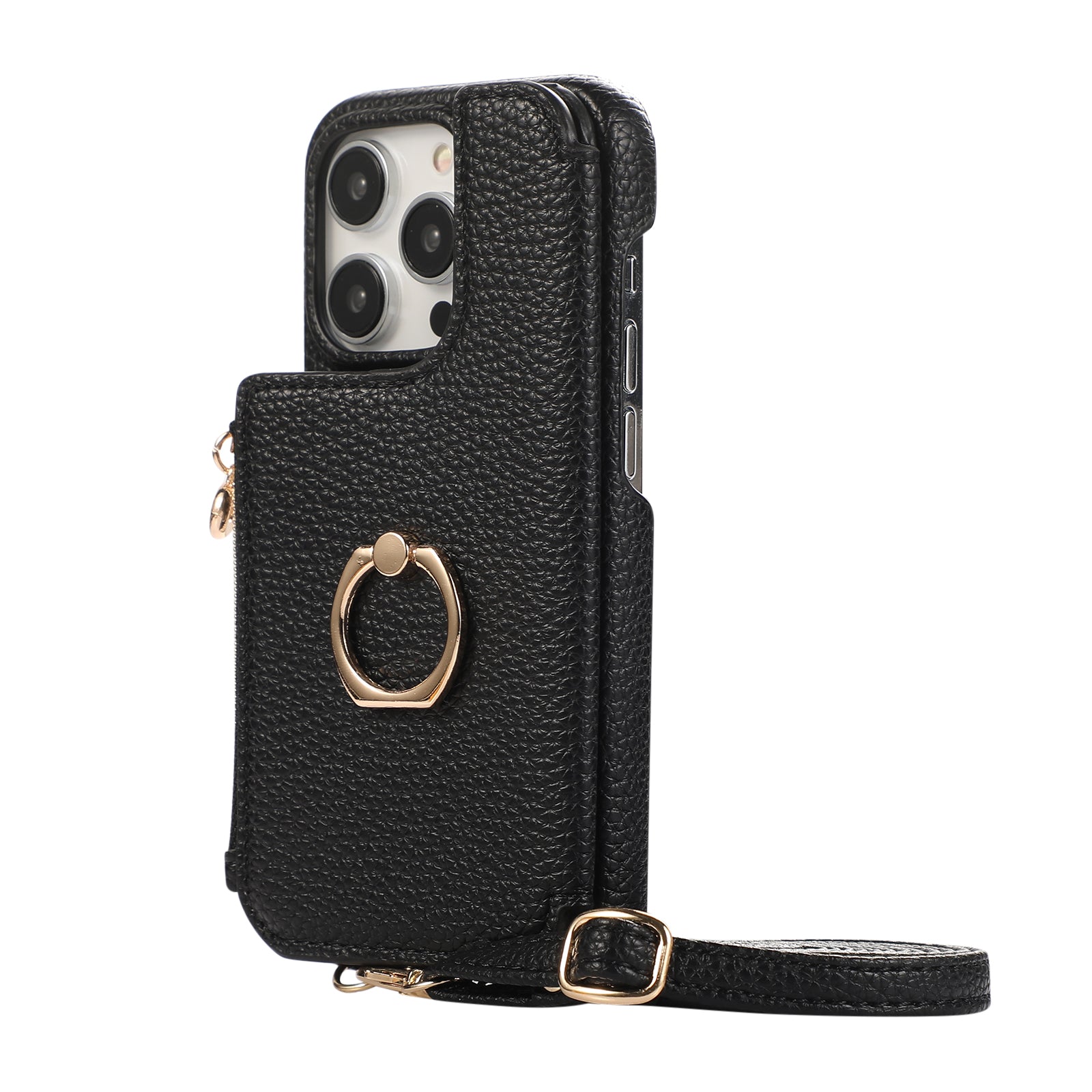 ANKAW Candy Exquisite Calfskin Crossbody Phone Case Wallet