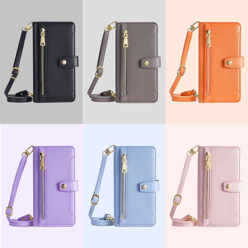 Original design versatile leather wrist phone case wallet