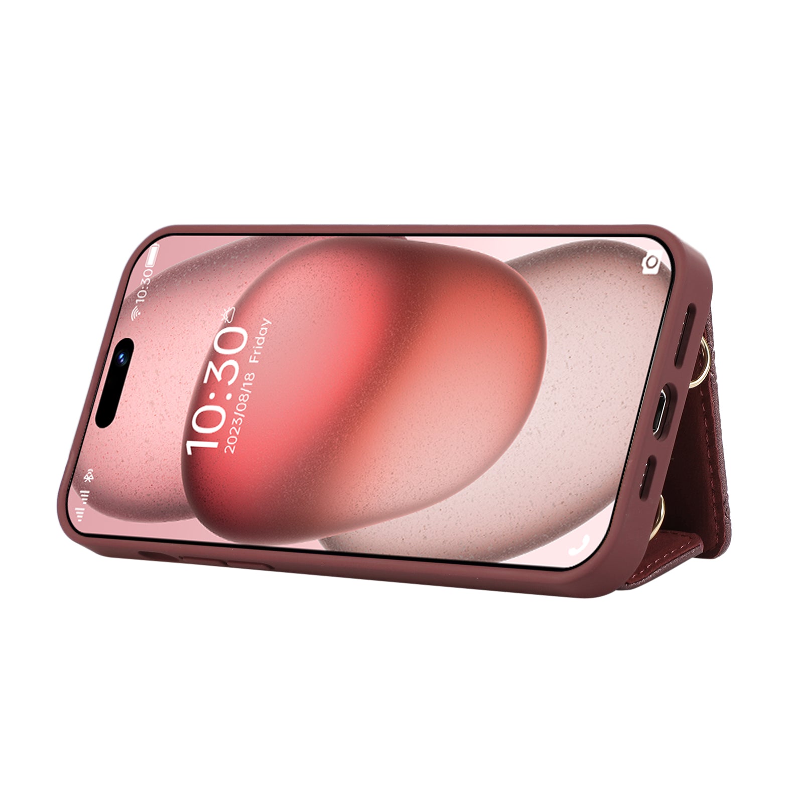 ANKAW Fashion Full Color Crossbody Leather Phone Case Wallet