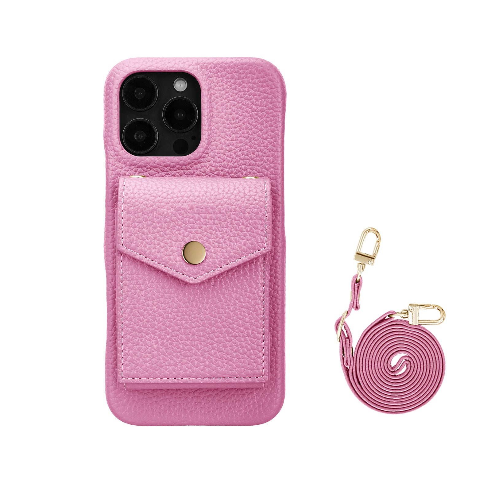 ANKAW high-end leather crossbody phone case wallet