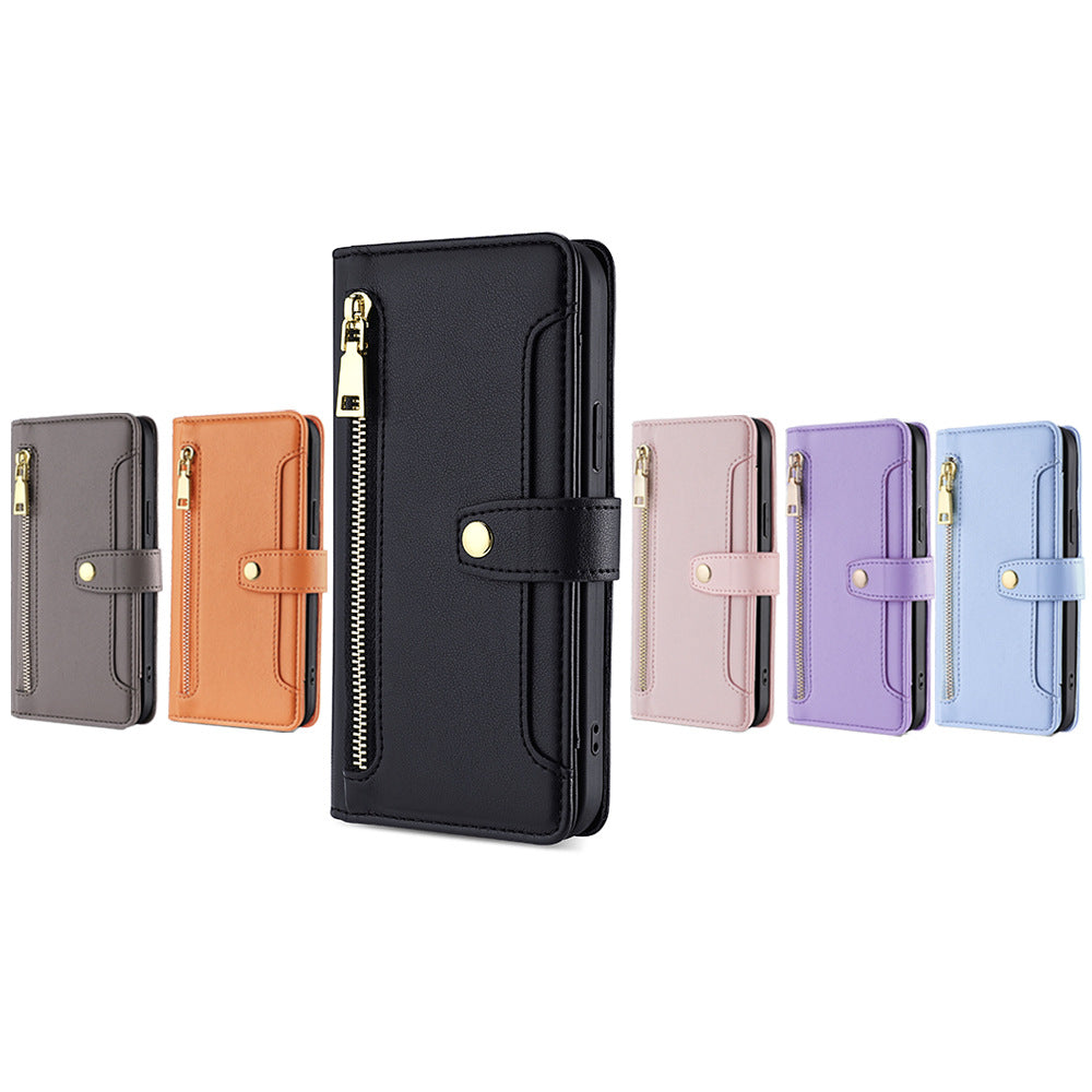 Original design versatile leather wrist phone case wallet
