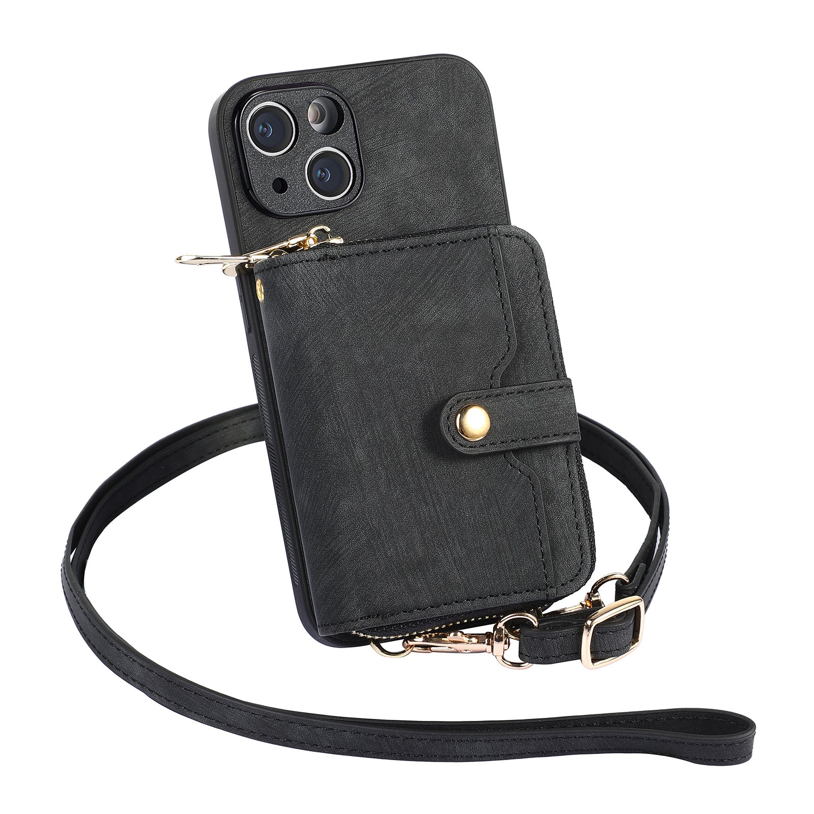 Crossbody Zipper Wallet Phone Case