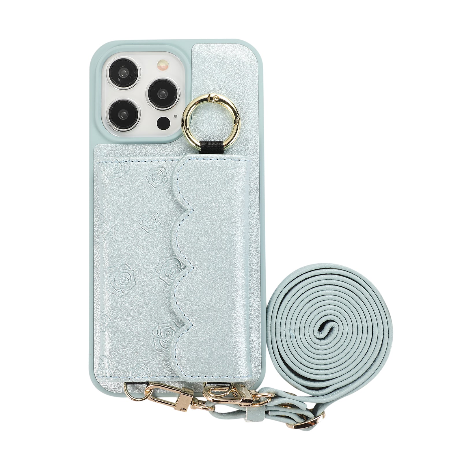 ANKAW Fashion Full Color Crossbody Leather Phone Case Wallet