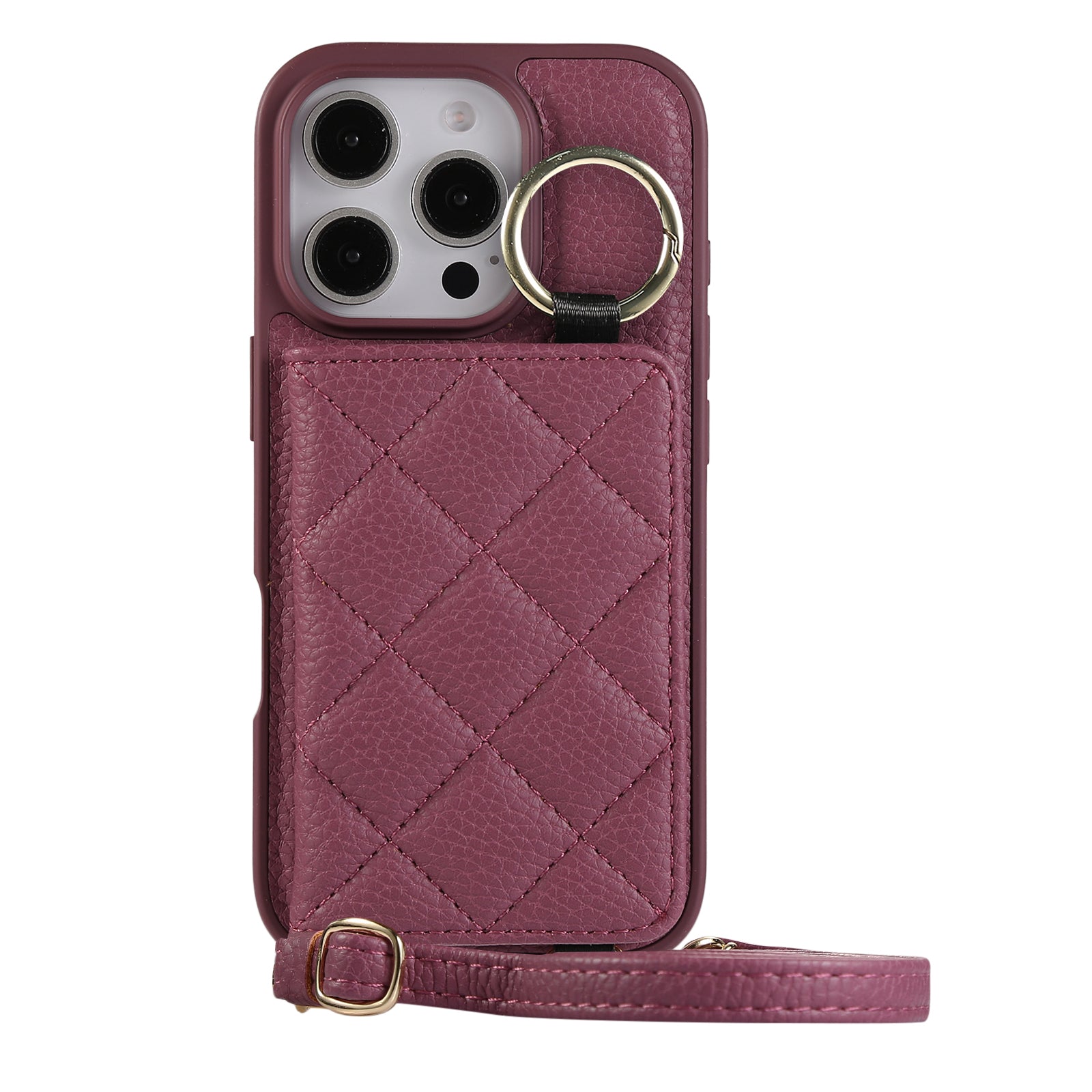 ANKAW Colorful crossbody phone case with 360-degree rotating stand