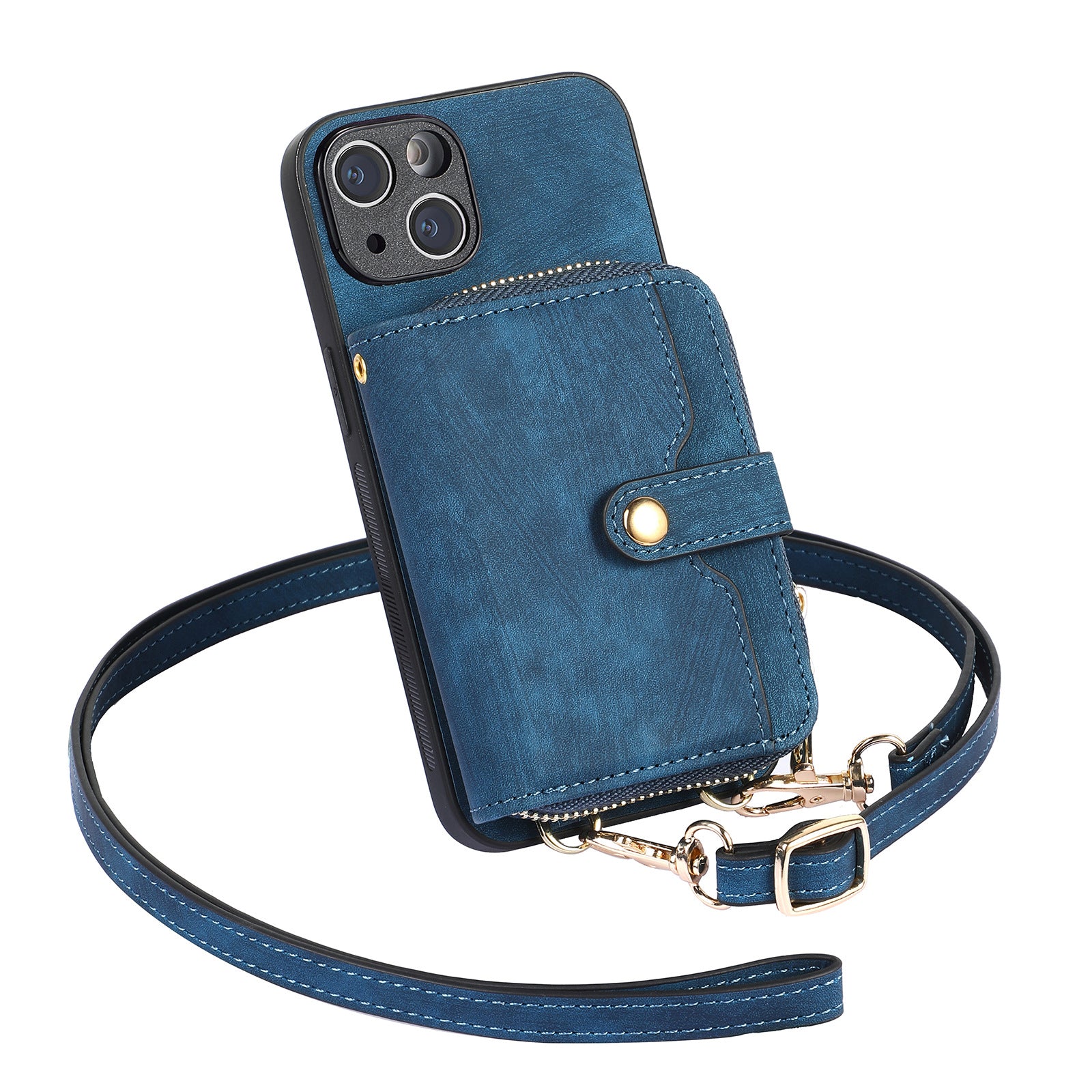 Crossbody Zipper Wallet Phone Case