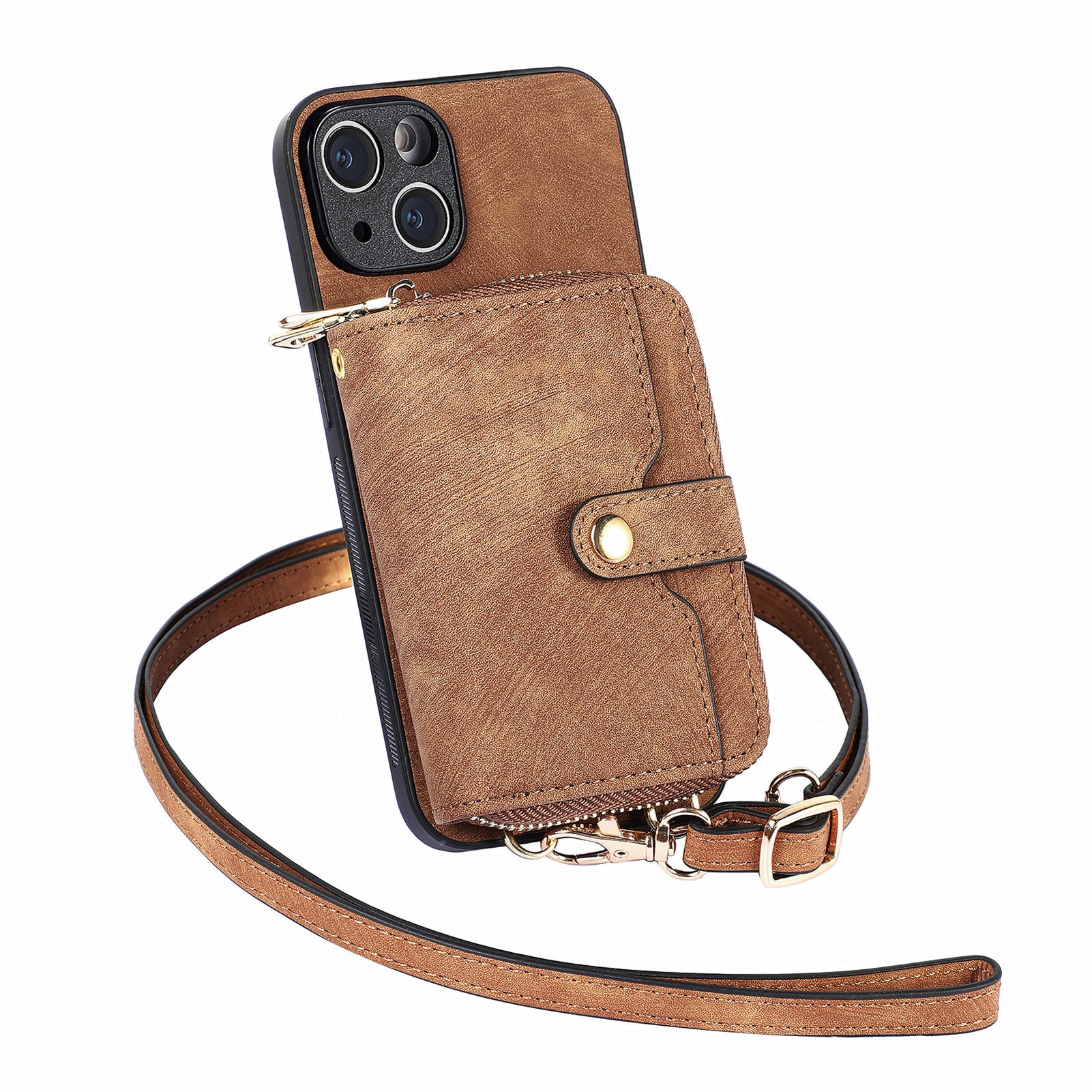 Crossbody Zipper Wallet Phone Case