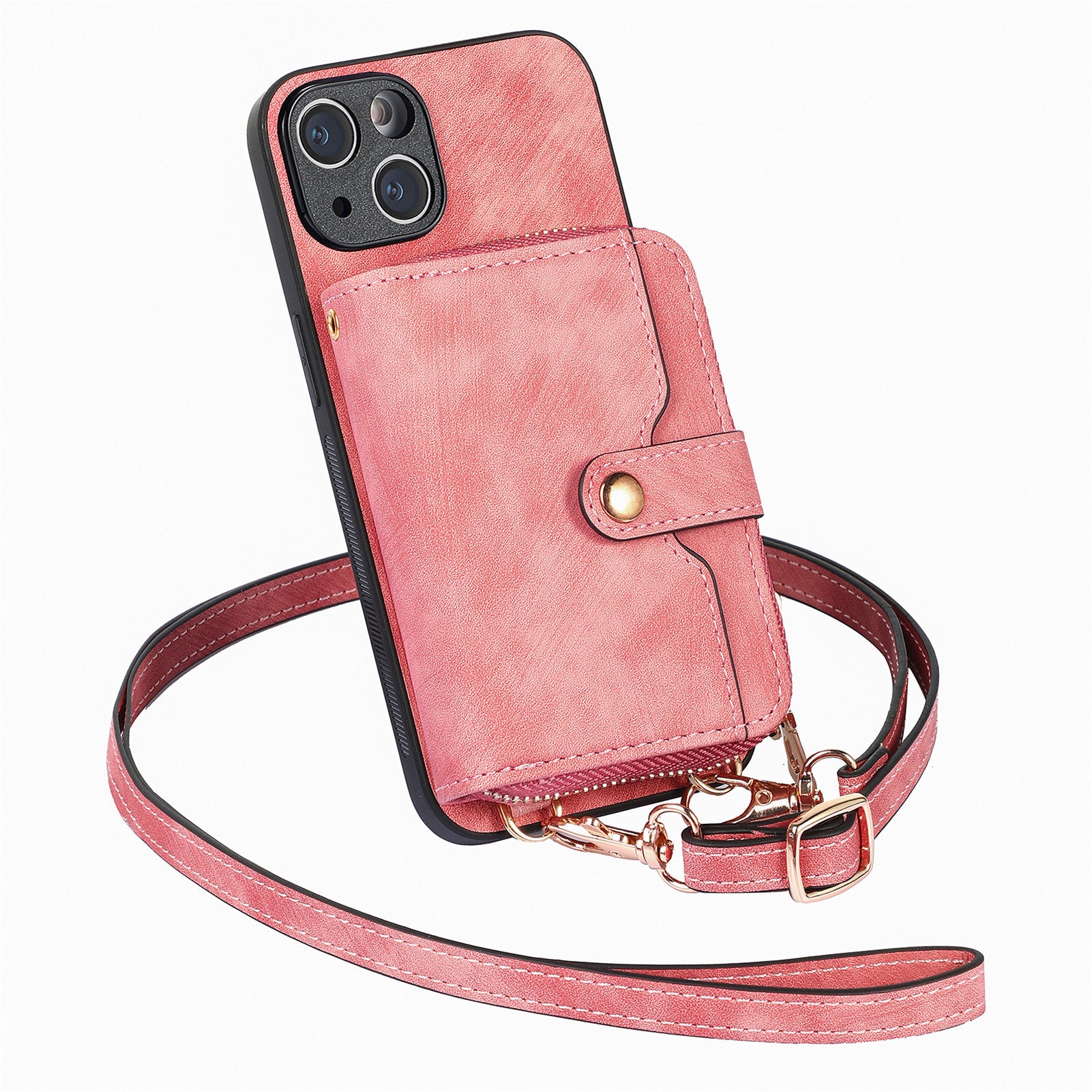 Crossbody Zipper Wallet Phone Case