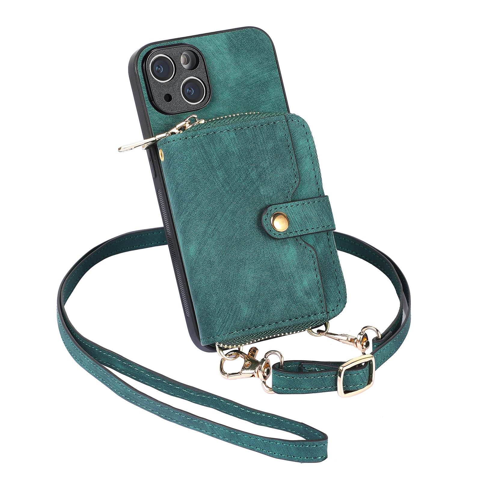 Crossbody Zipper Wallet Phone Case