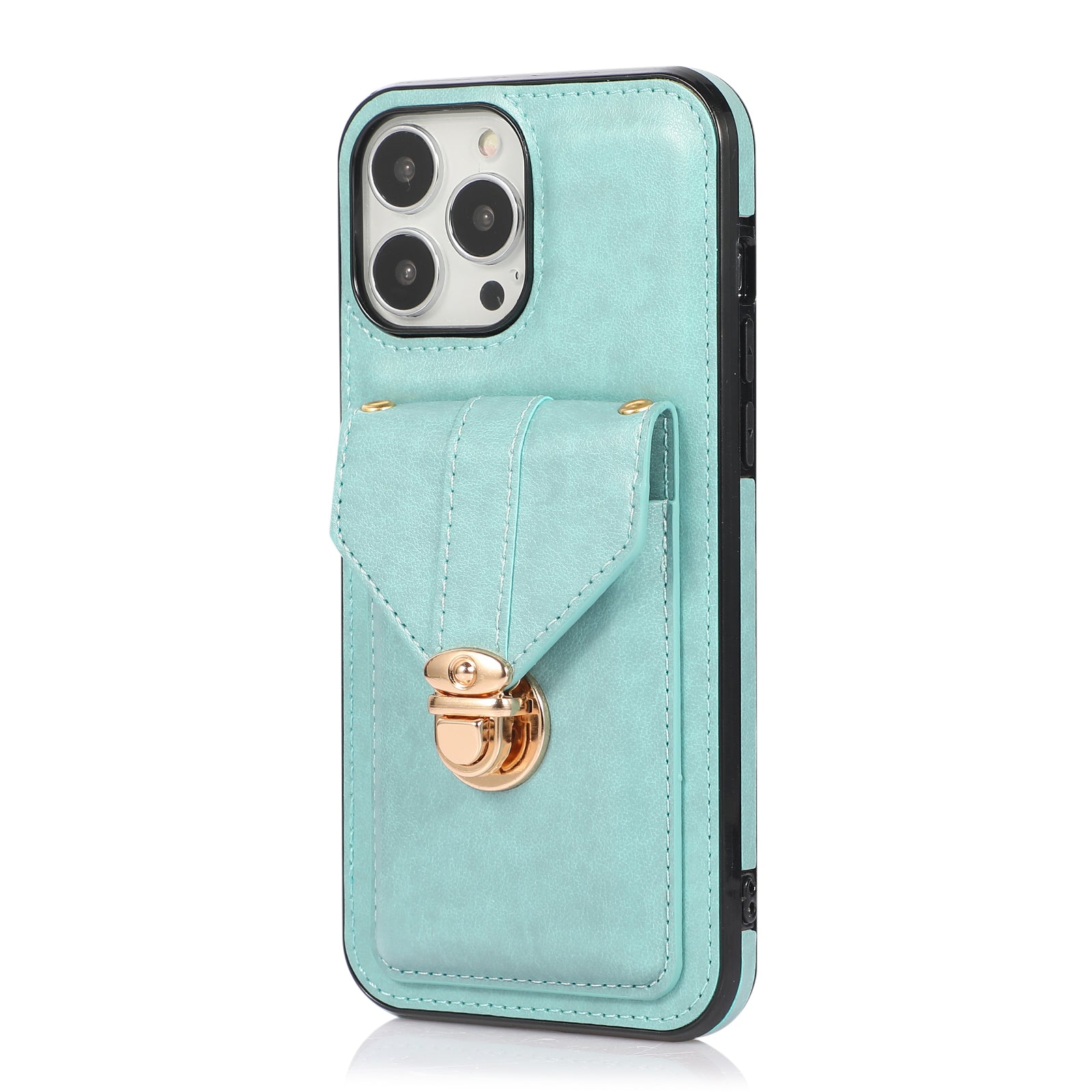 Ankaw Stylish Phone Case with Card Holder & Anti-Theft Buckle