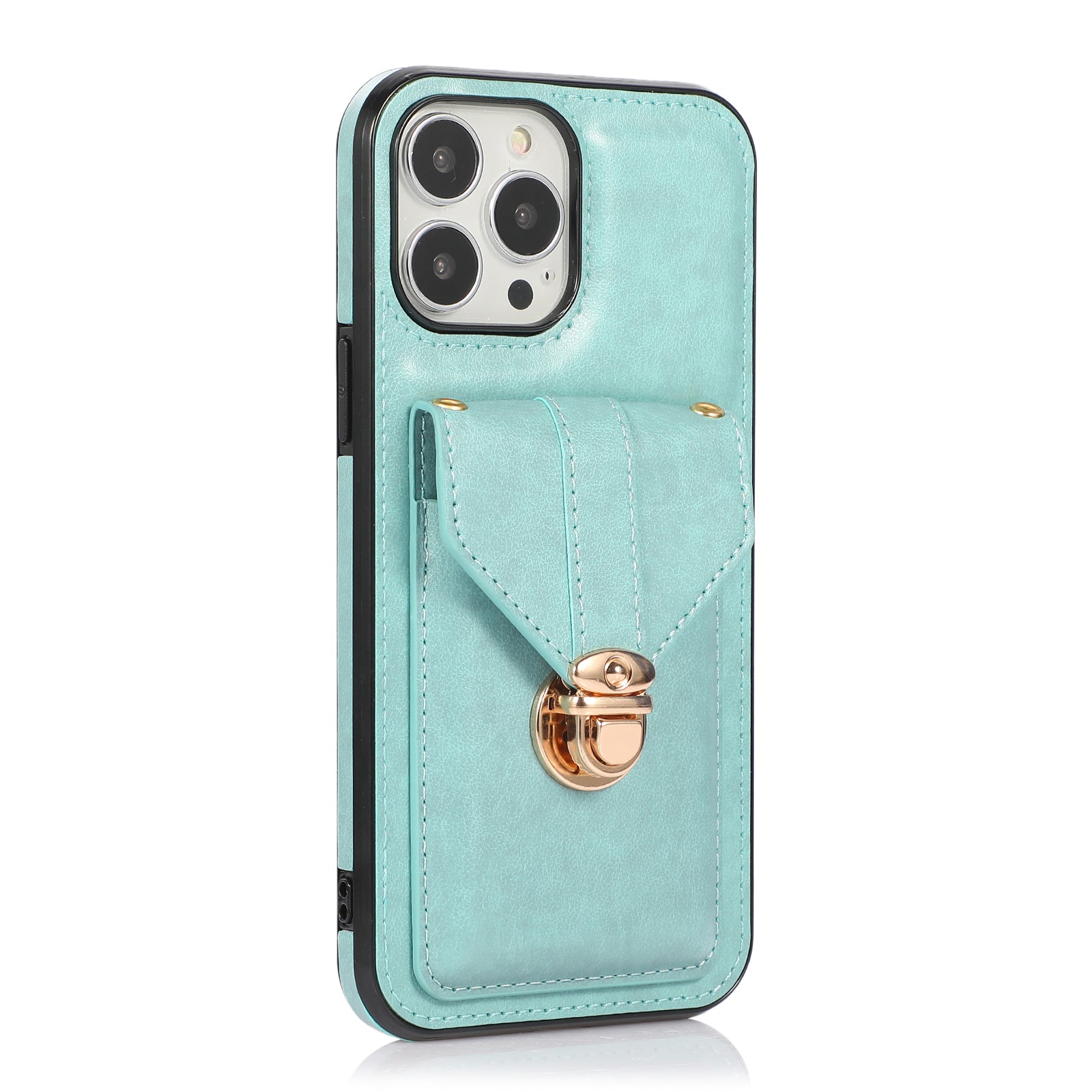Ankaw Stylish Phone Case with Card Holder & Anti-Theft Buckle