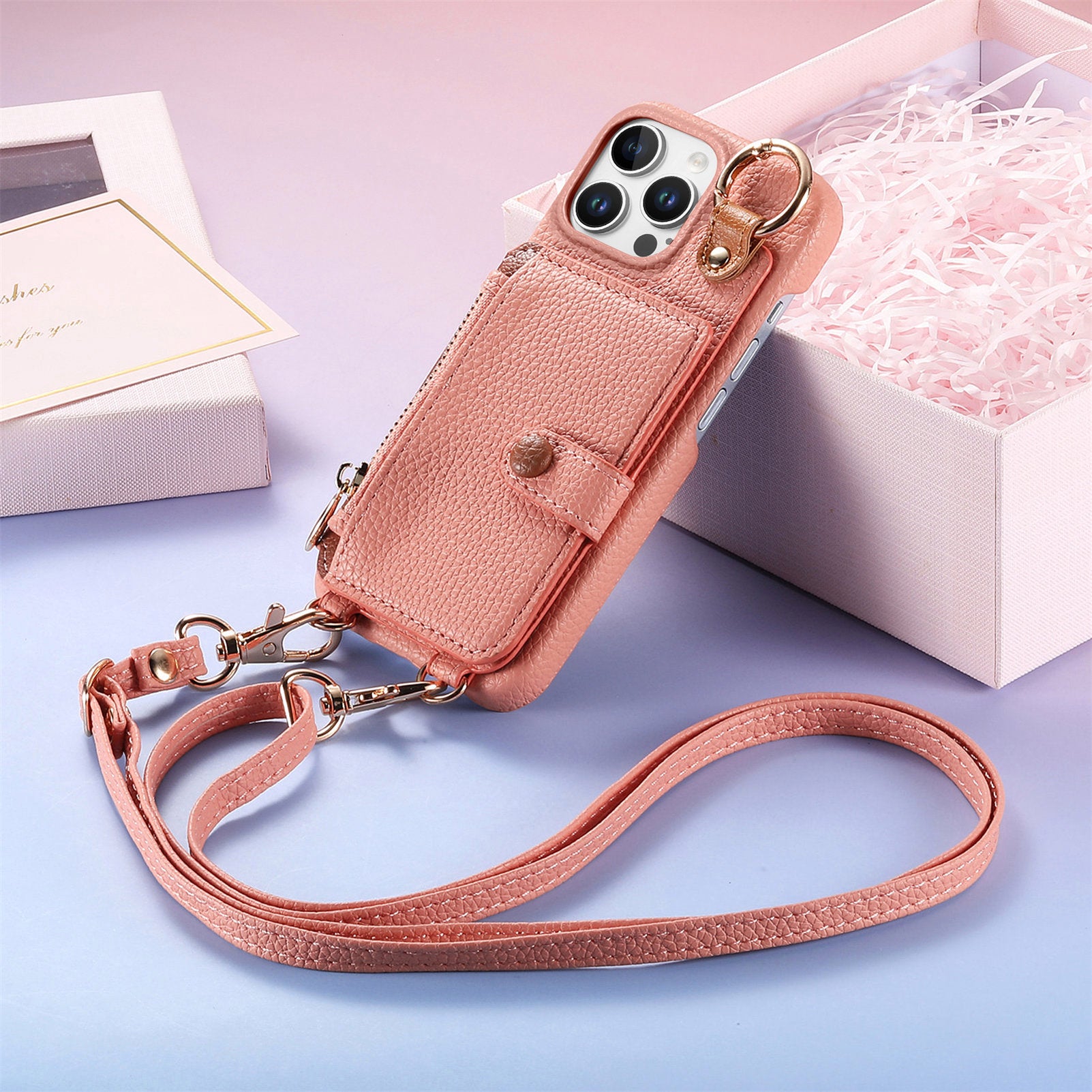 Original design versatile crossbody phone case wallet