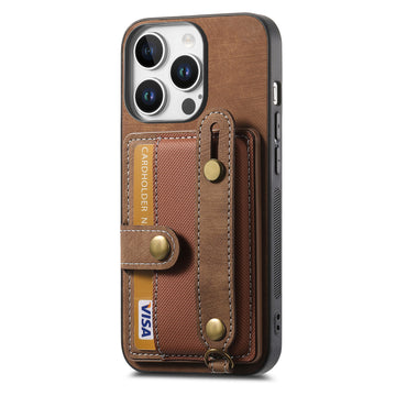 Original leather wrist lanyard phone case