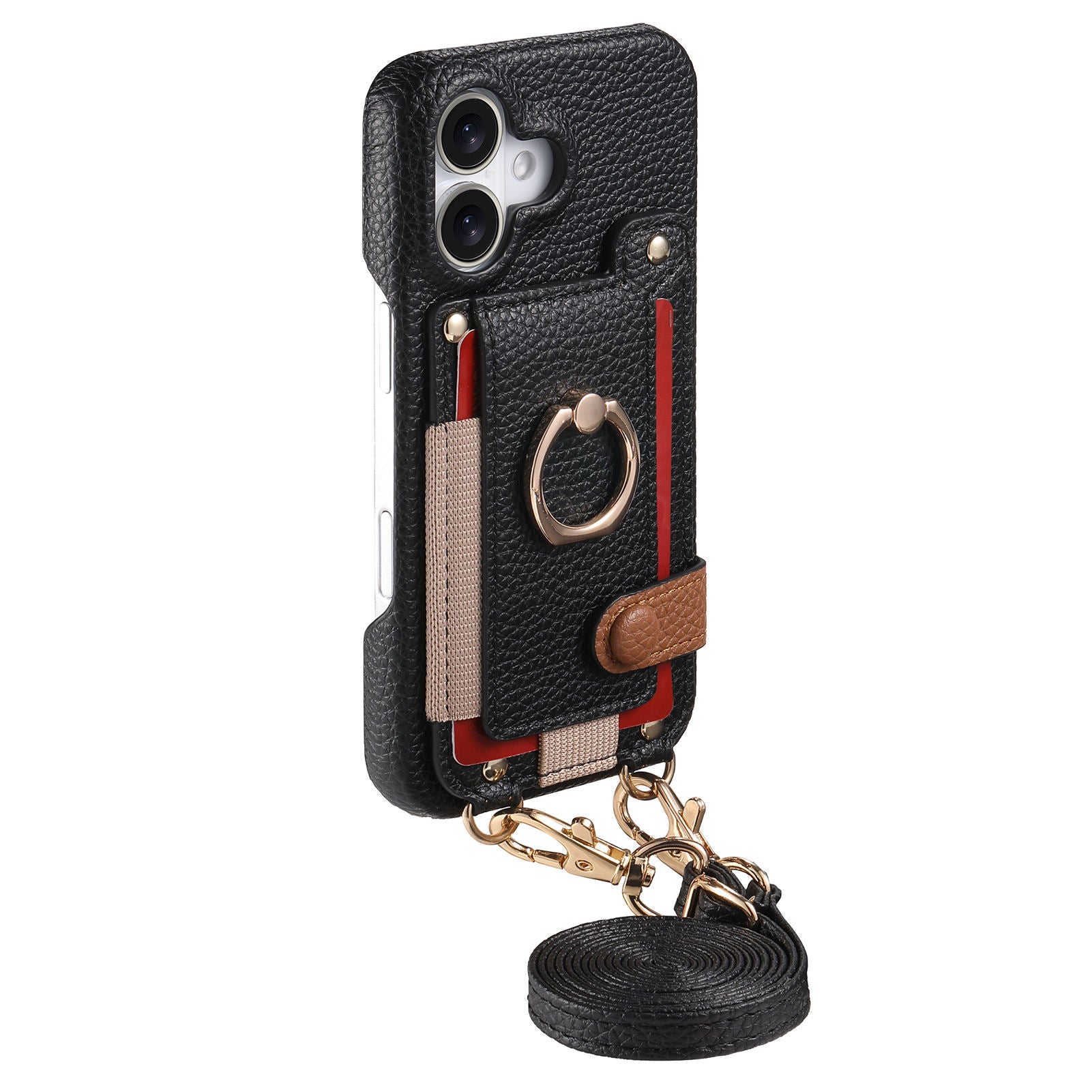 Original design versatile pocket design crossbody phone case