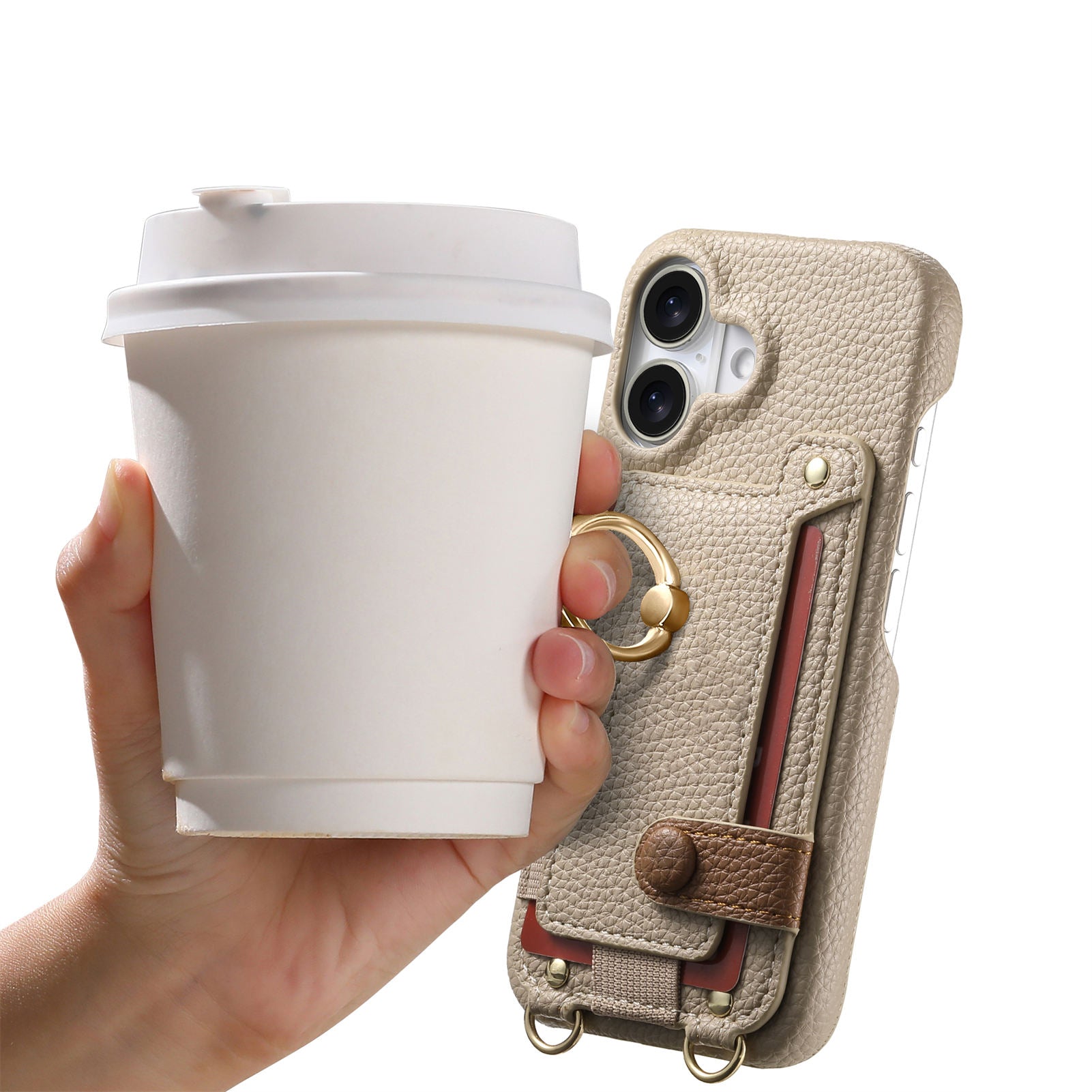 Original design versatile pocket design crossbody phone case