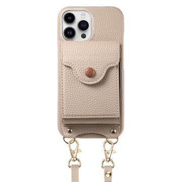Original design leather crossbody phone case wallet