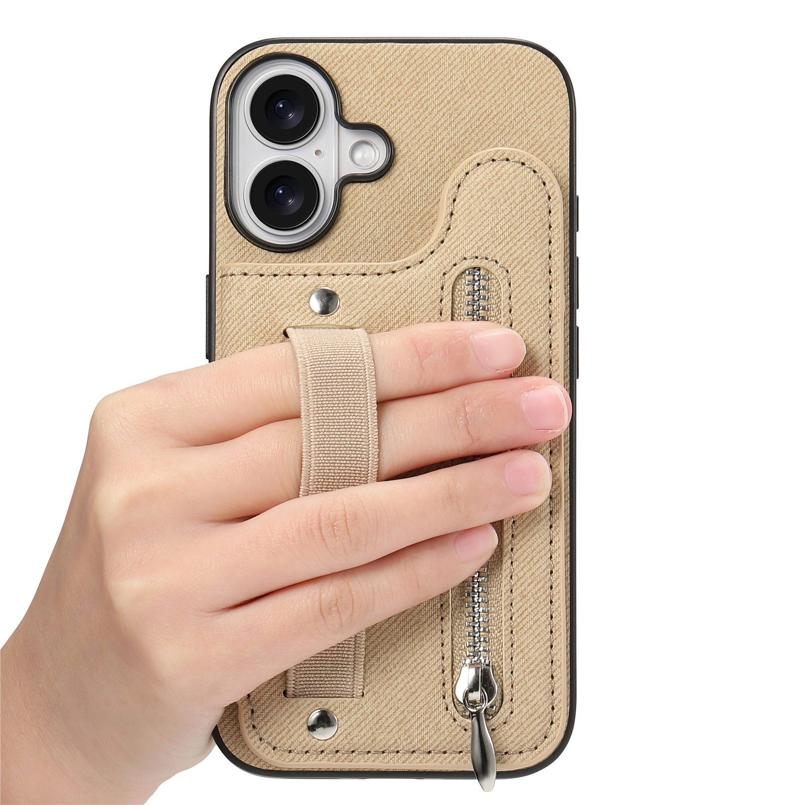 ANKAW multifunctional zipper wallet mobile phone protective case