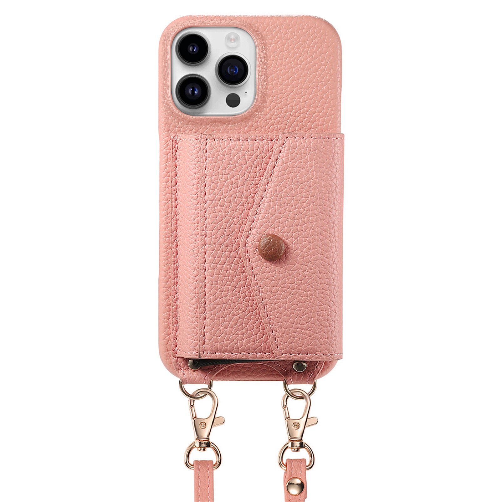 Fashionable and versatile ankaw leather crossbody phone case for iPhone