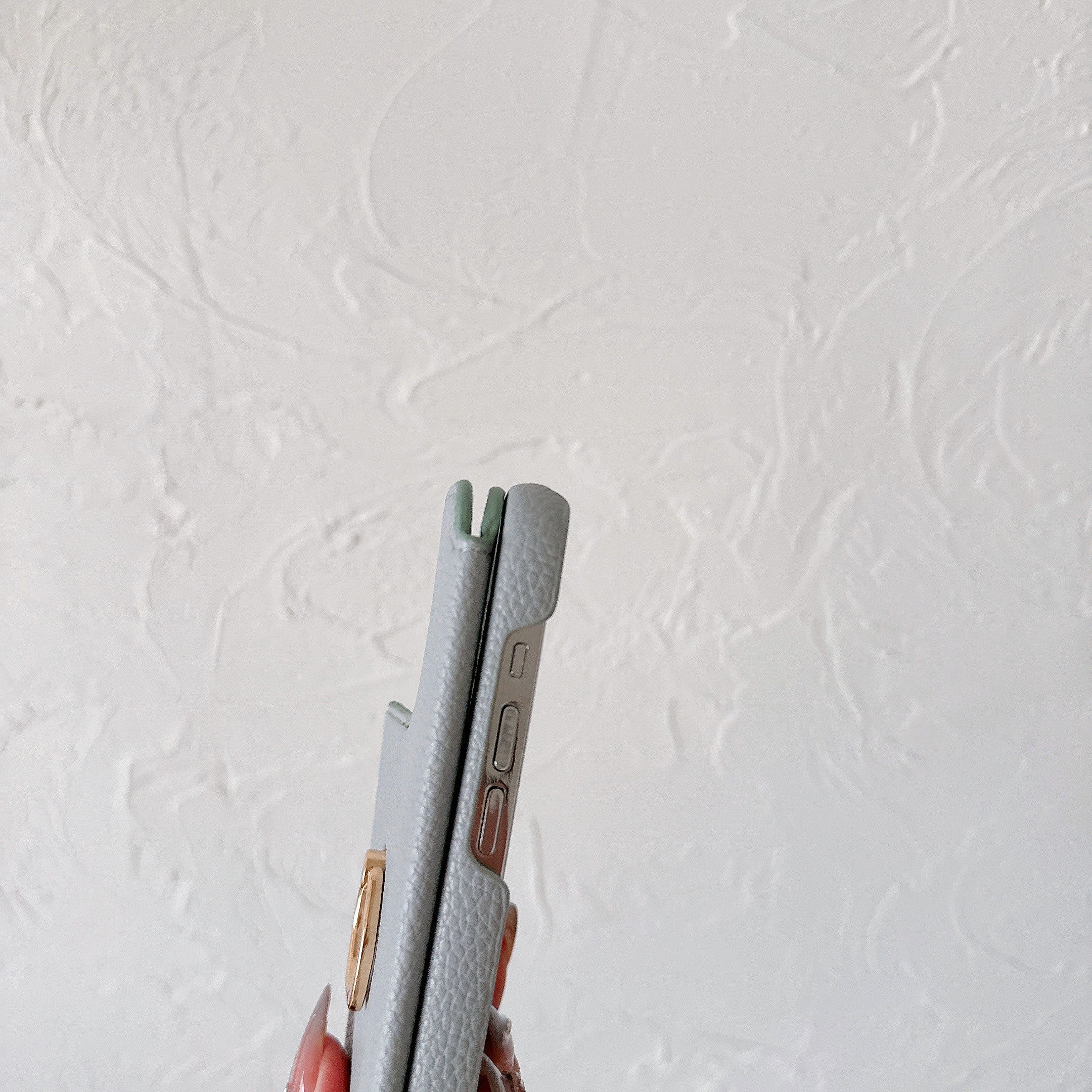 ANKAW Candy Exquisite Calfskin Crossbody Phone Case Wallet