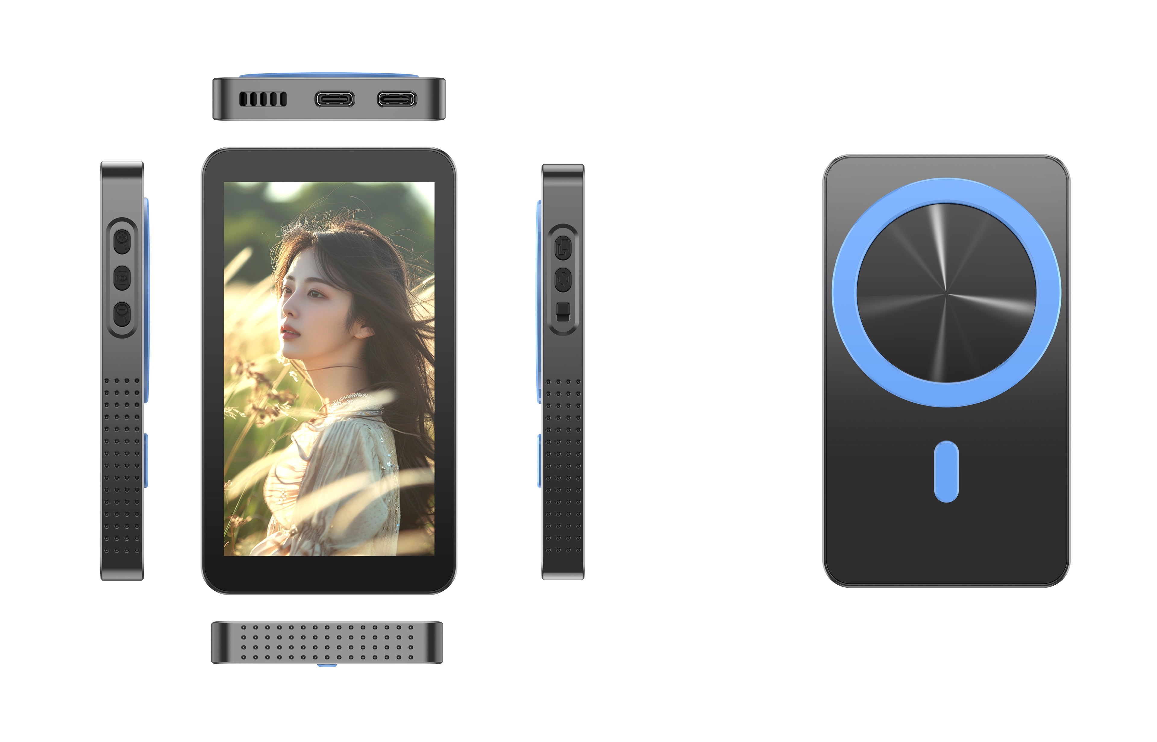 Ankaw high-definition wireless power bank screen projector