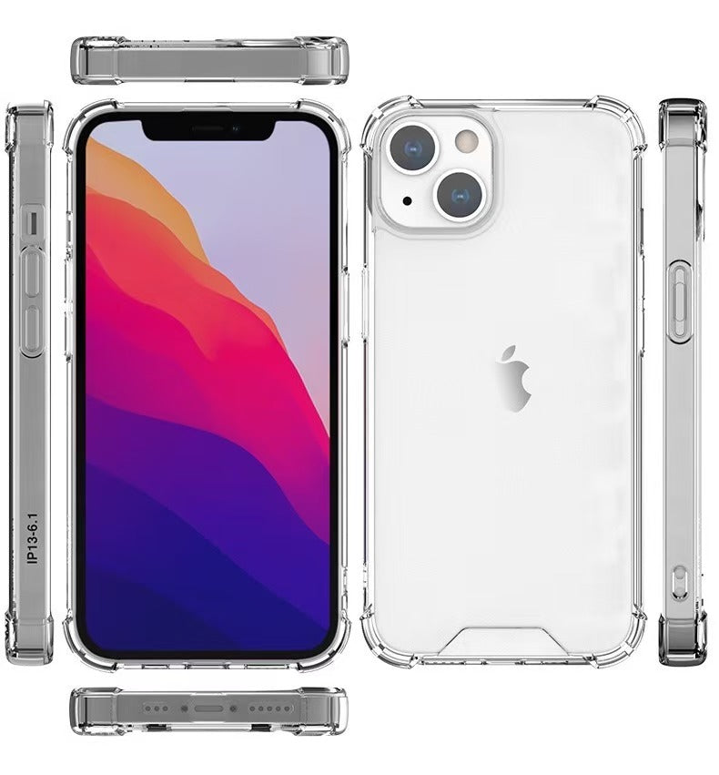 Anti-fall transparent phone case