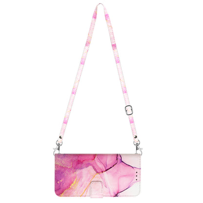 Marble Texture Crossbody Phone Case Wallet