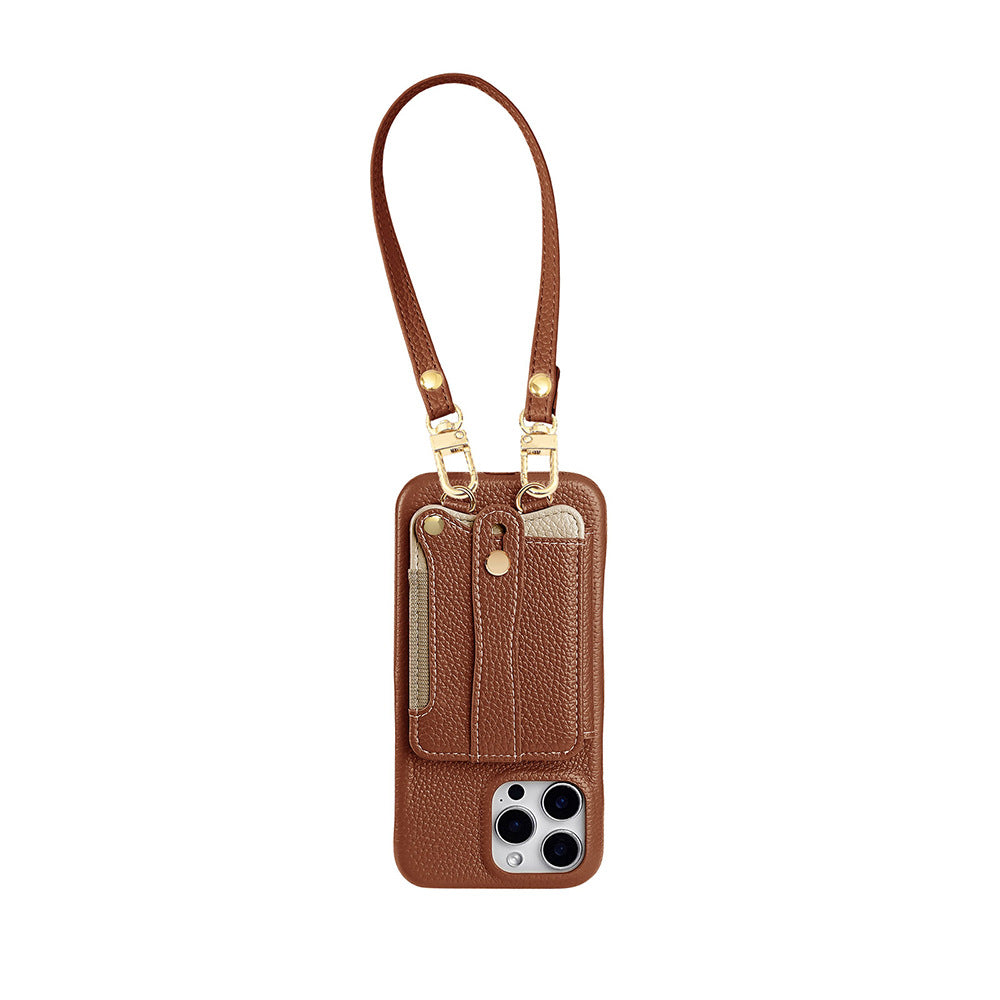 Original Design Leather Wrist leather fashionable all-match mobile phone case