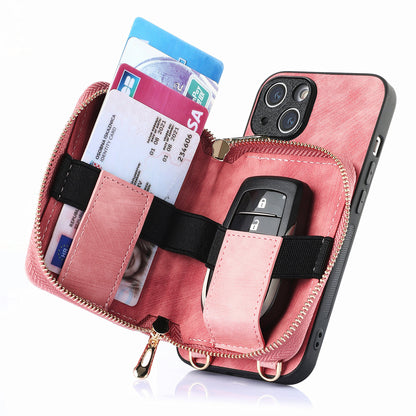 Crossbody Zipper Wallet Phone Case