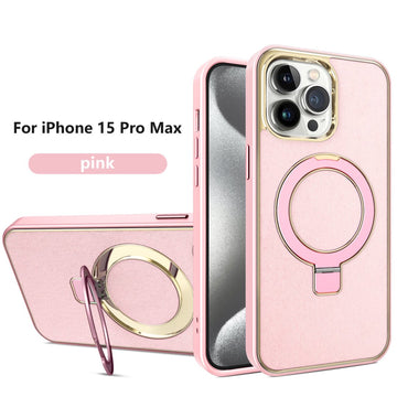 Honeycomb Leather Cooling Stand Phone Case