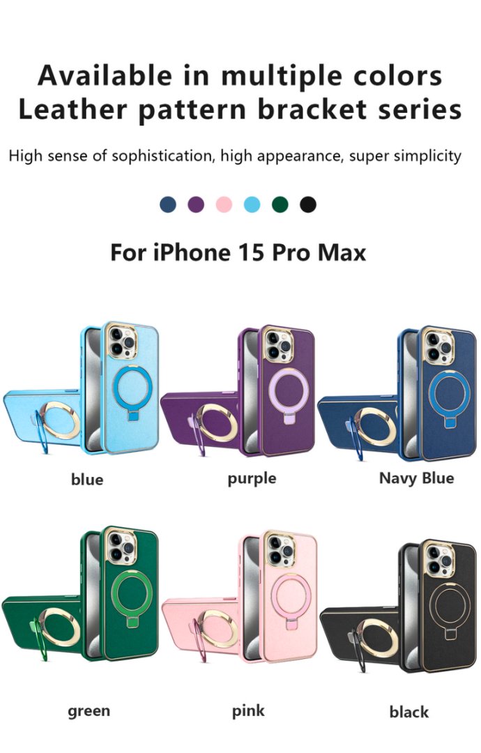 Honeycomb Leather Cooling Stand Phone Case