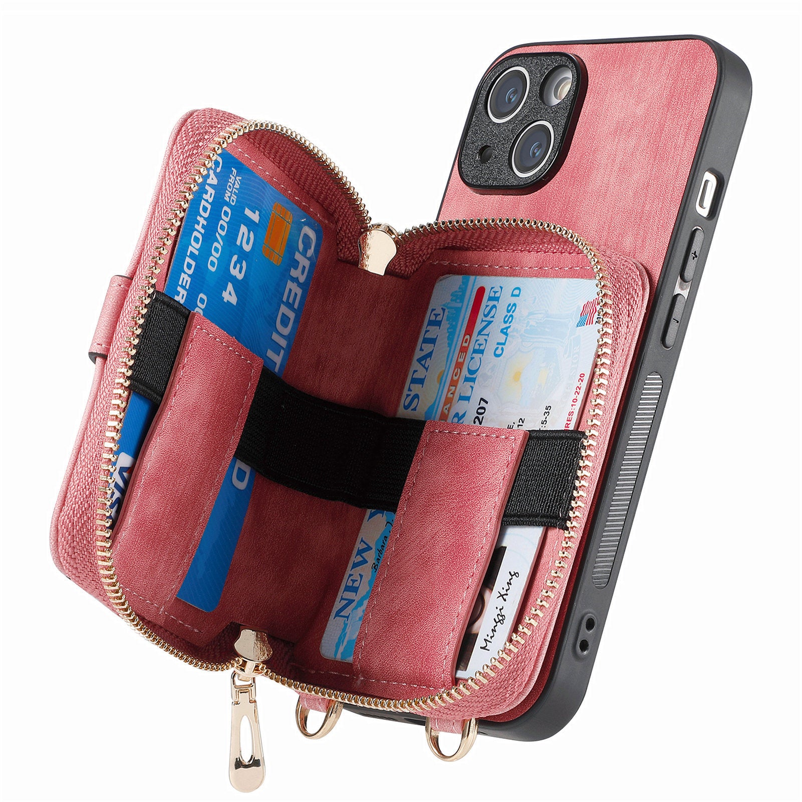 Crossbody Zipper Wallet Phone Case