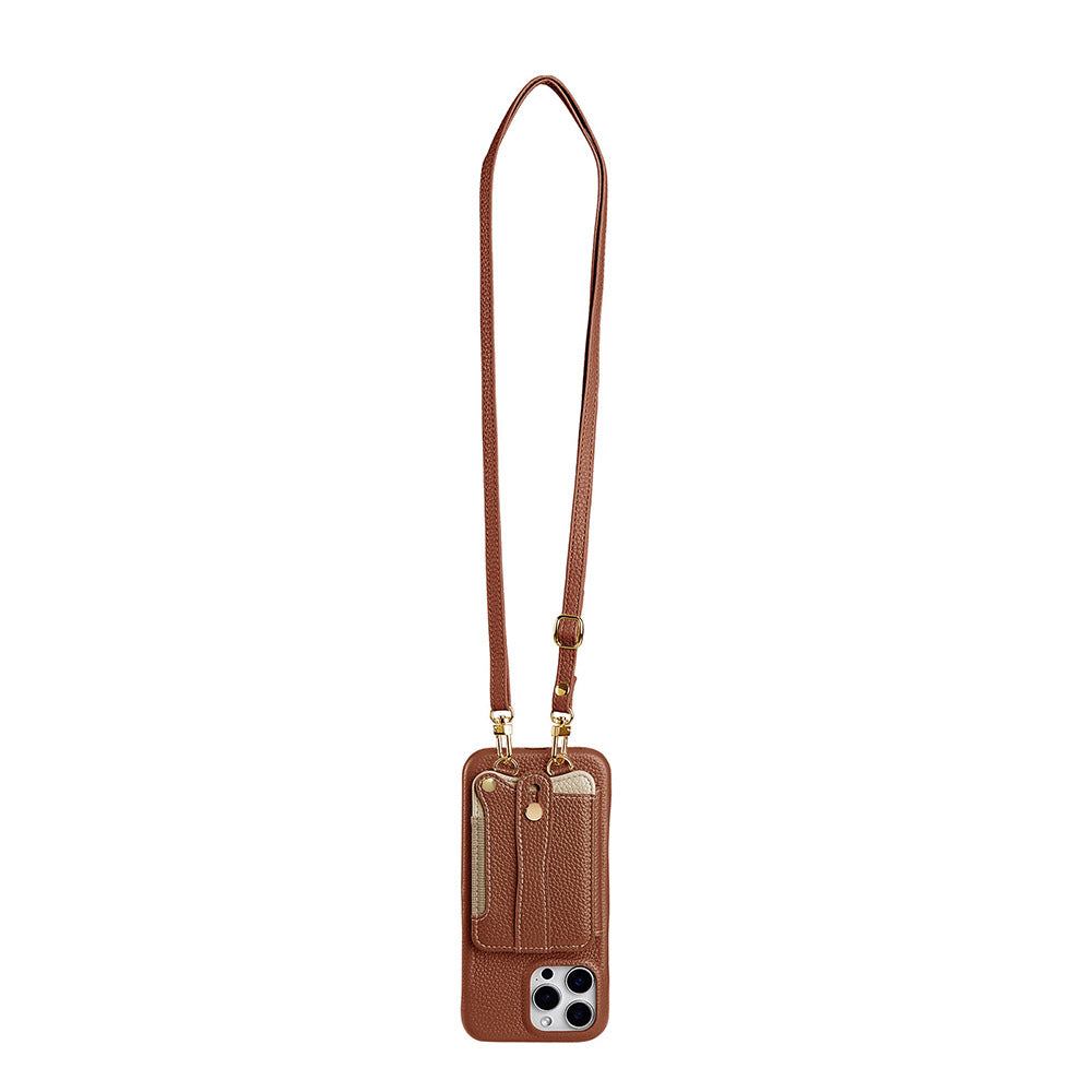 Original Design Adjustable Crossbody Leather Phone Case Wallet