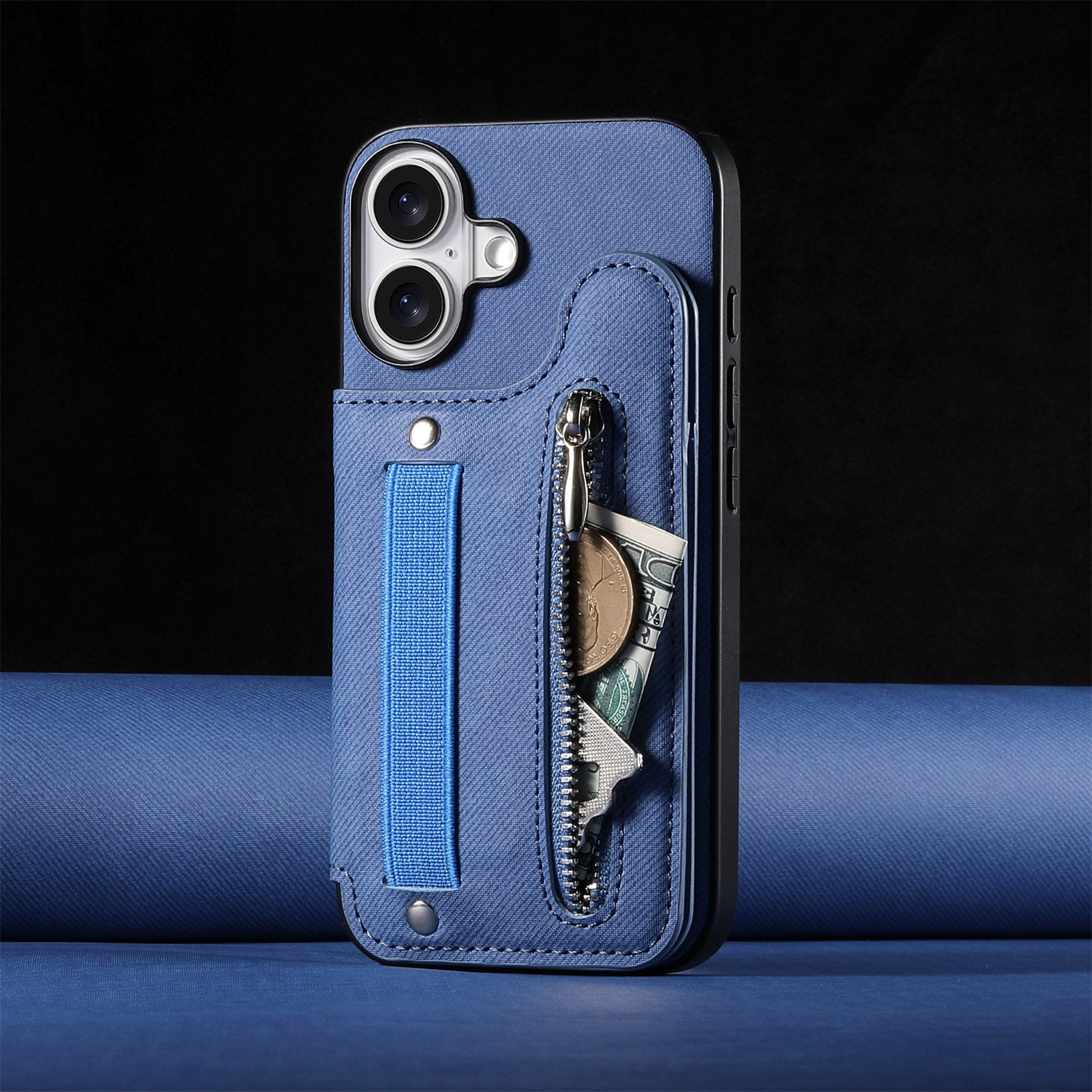 Original Design Multifunctional Zipper Leather Phone Case Wallet