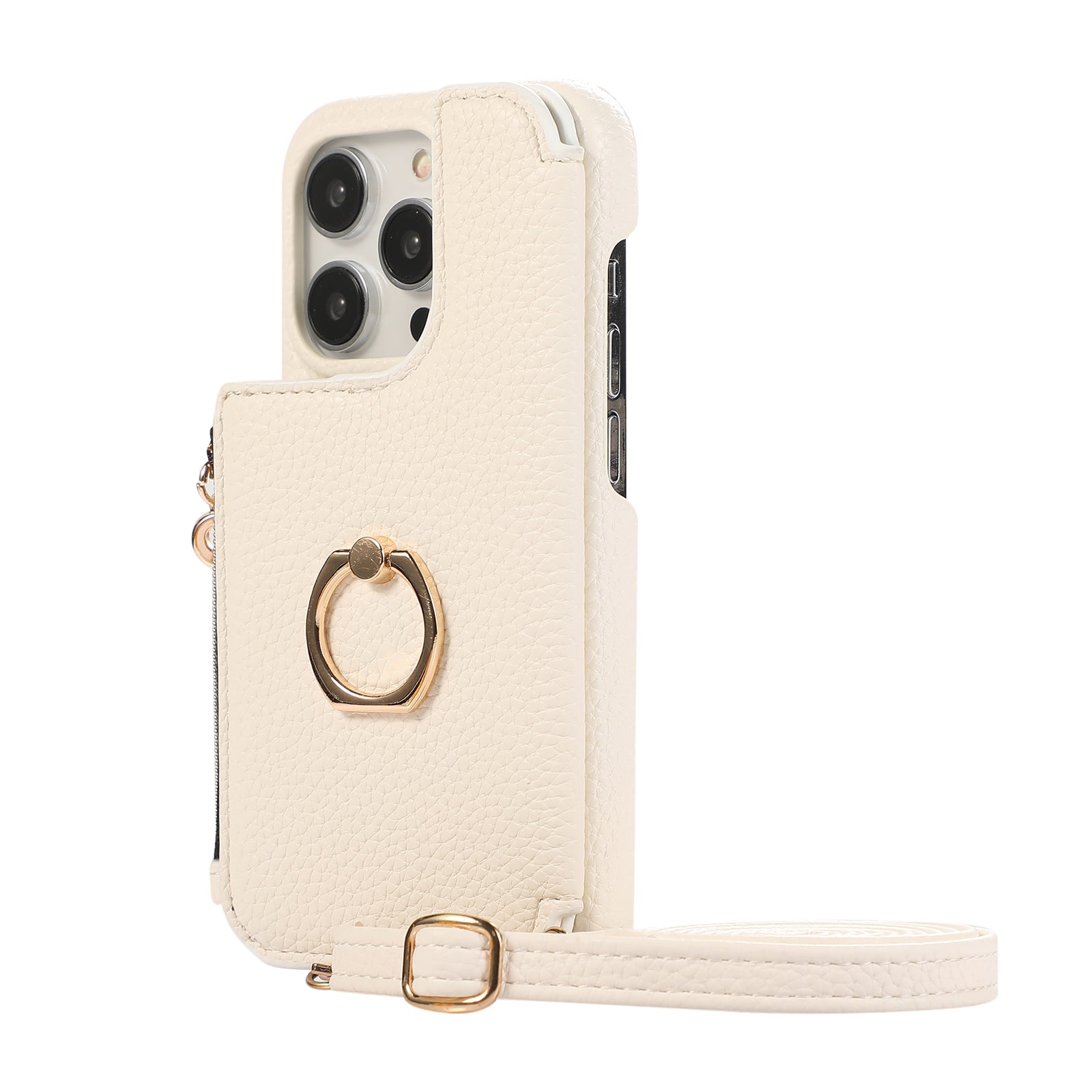 ANKAW Candy Exquisite Calfskin Crossbody Phone Case Wallet