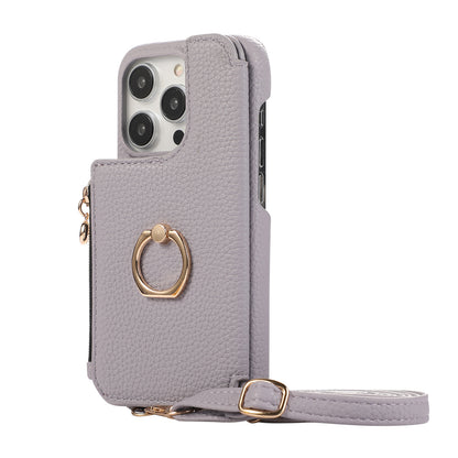 ANKAW Candy Exquisite Calfskin Crossbody Phone Case Wallet