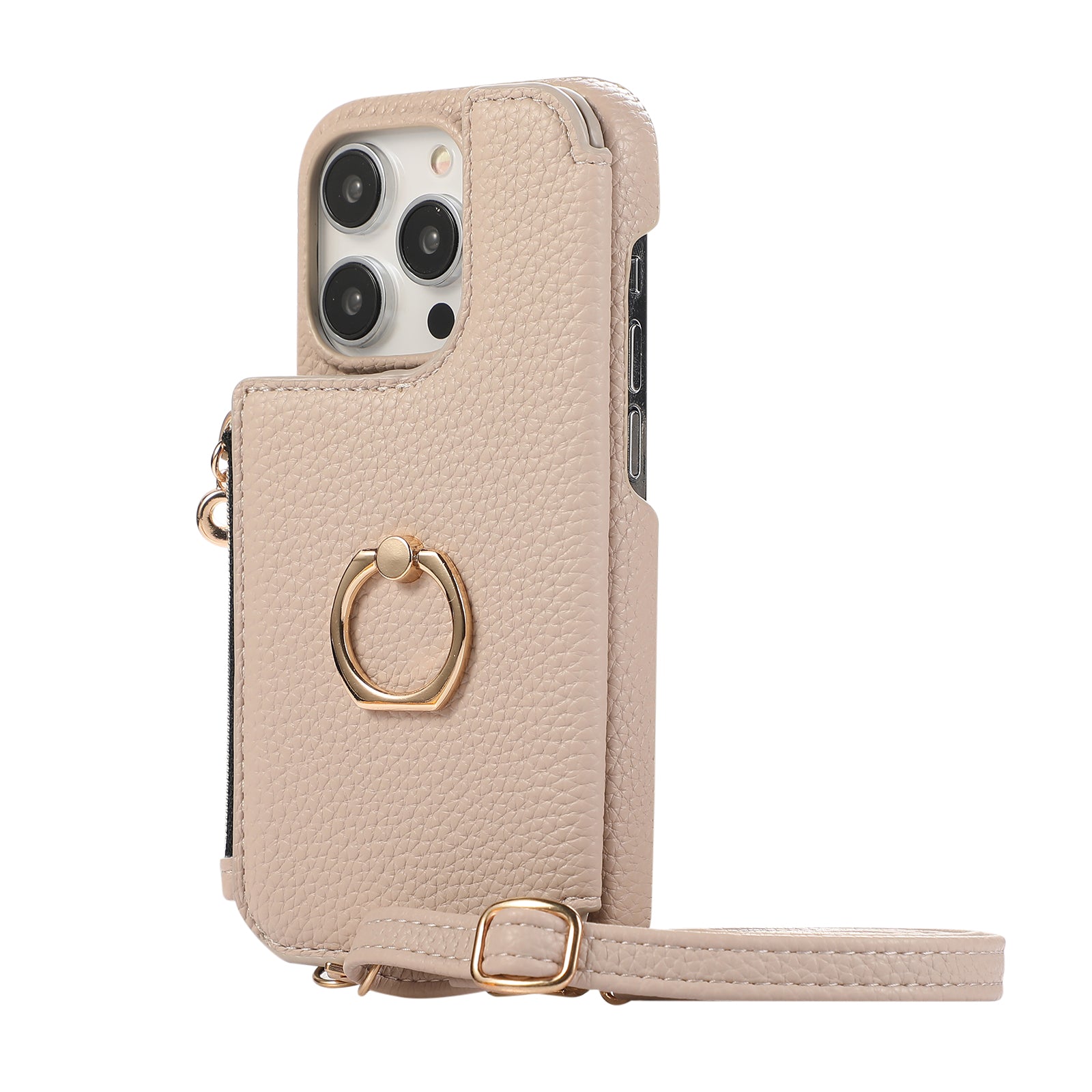 ANKAW Candy Exquisite Calfskin Crossbody Phone Case Wallet