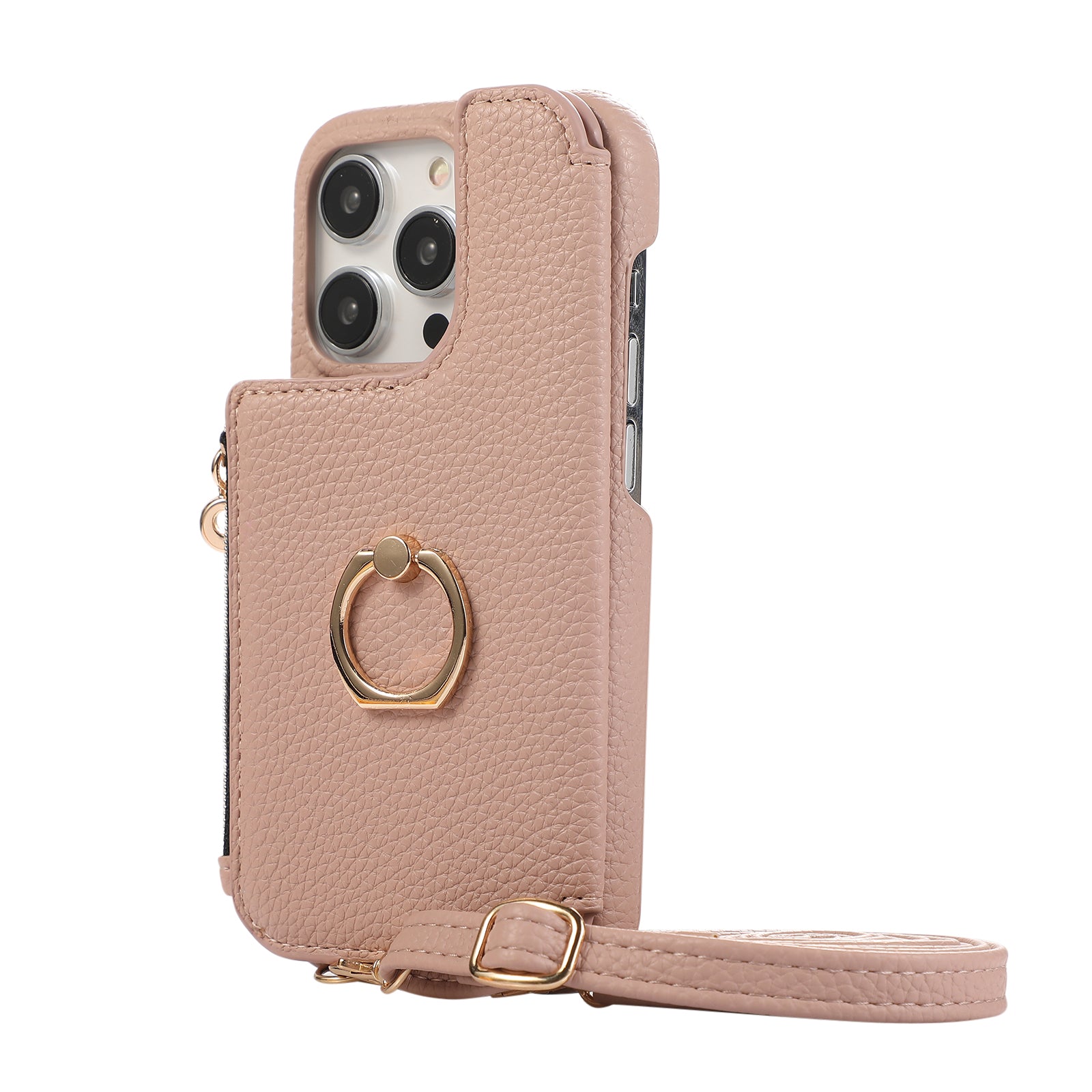 ANKAW Candy Exquisite Calfskin Crossbody Phone Case Wallet