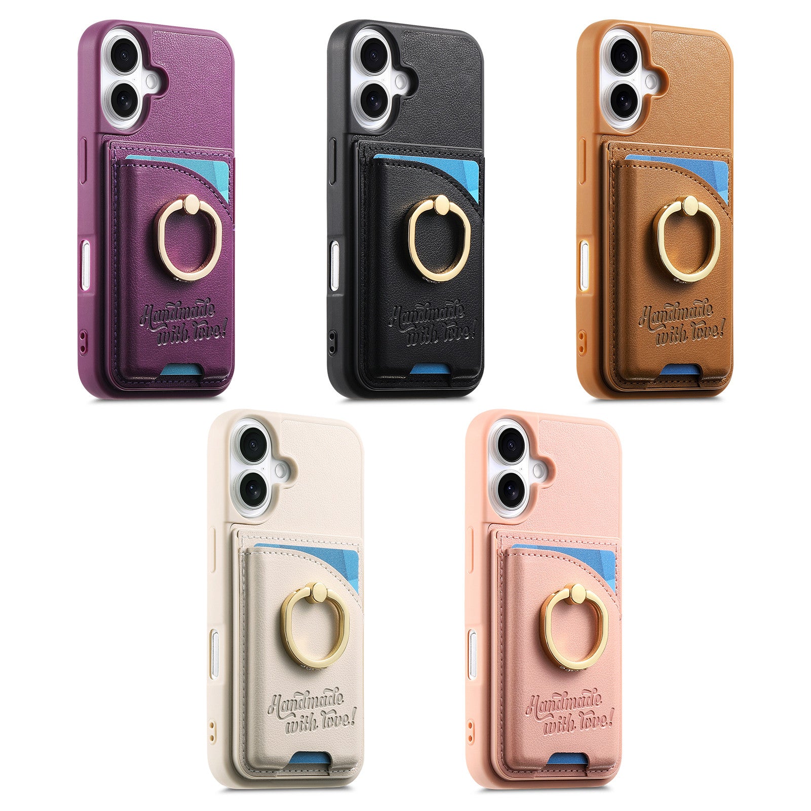 Original design multifunctional ring card holder wallet