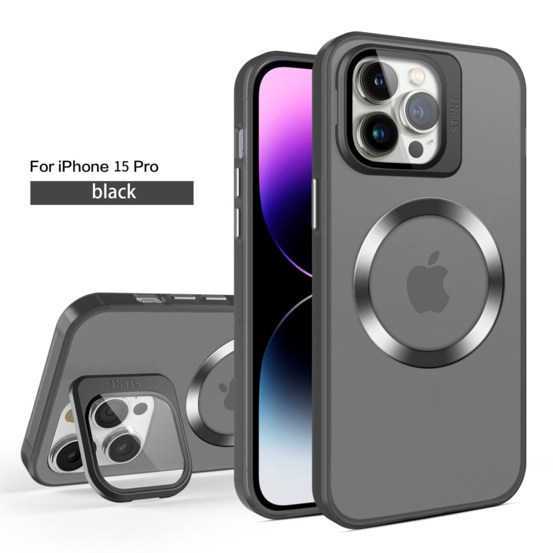 Lens holder CD magnetic phone case