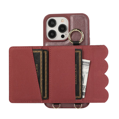 ANKAW Fashion Full Color Crossbody Leather Phone Case Wallet