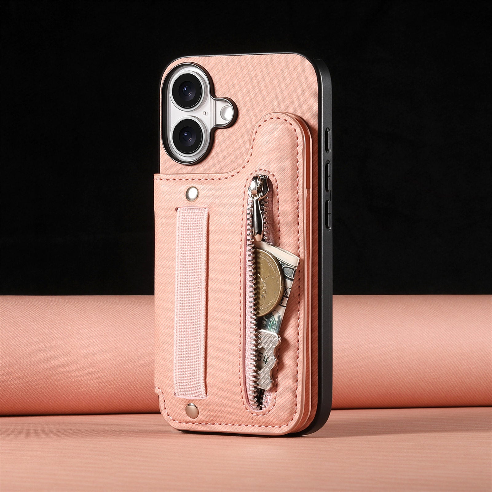Original Design Multifunctional Zipper Leather Phone Case Wallet