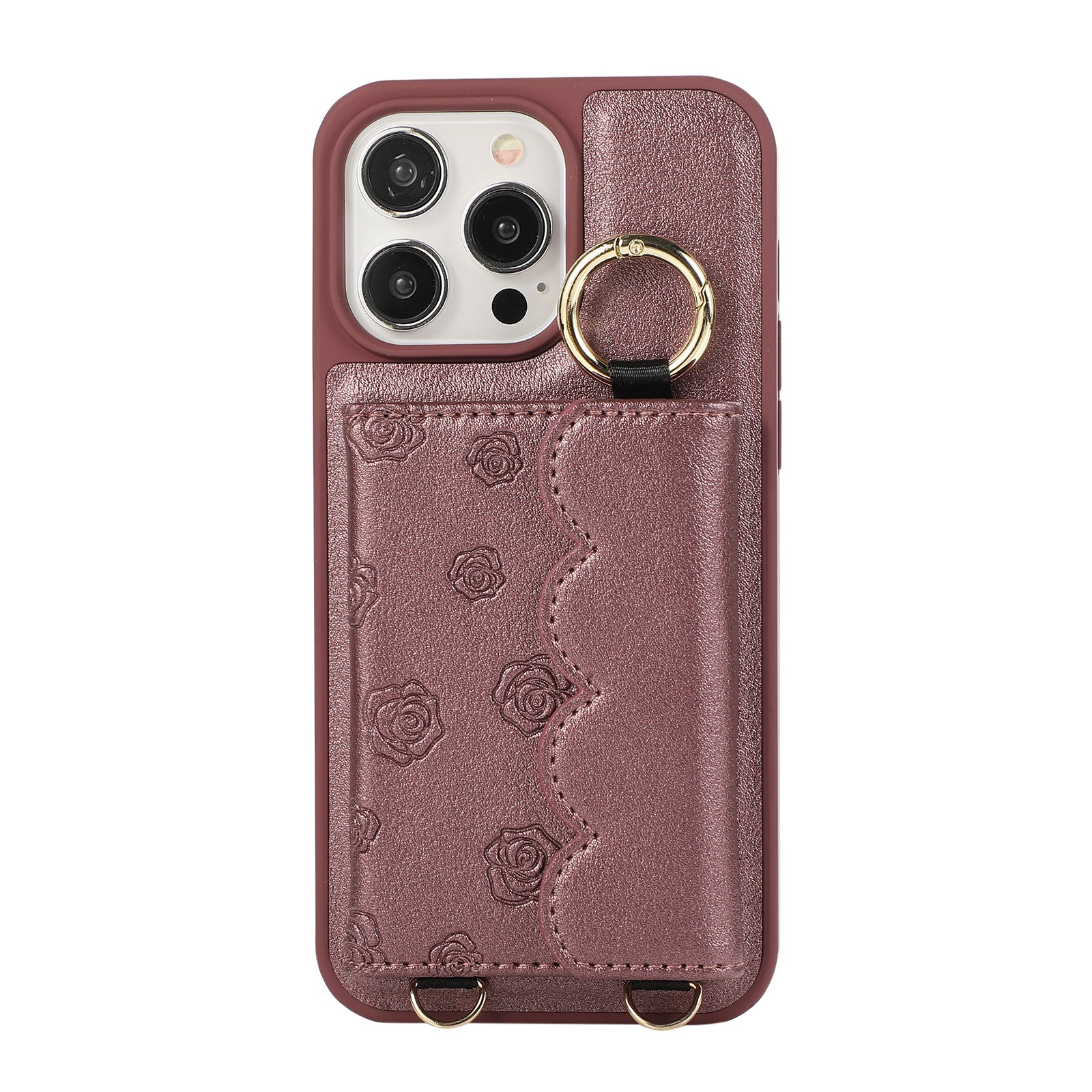 ANKAW Fashion Full Color Crossbody Leather Phone Case Wallet