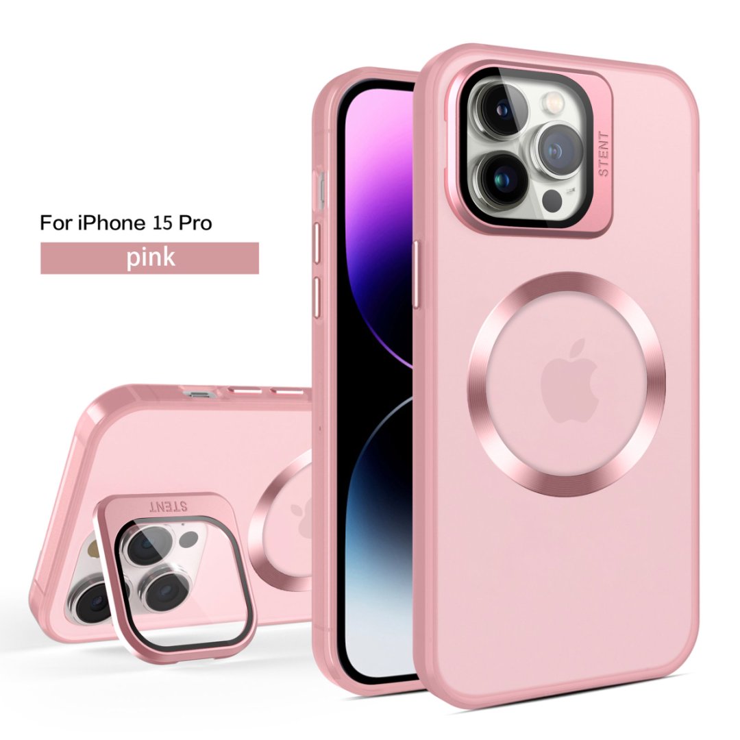 Lens holder CD magnetic phone case