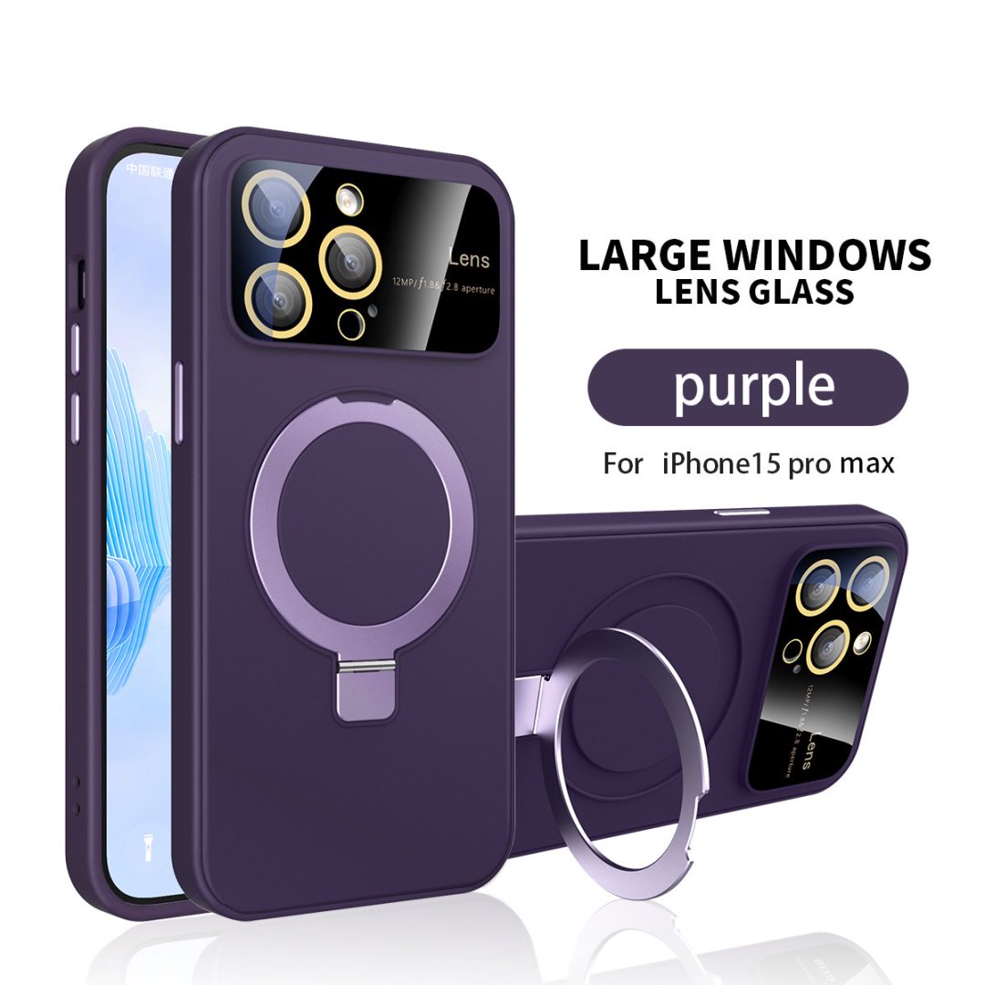 Ankaw glass Large Window Stand Phone Case