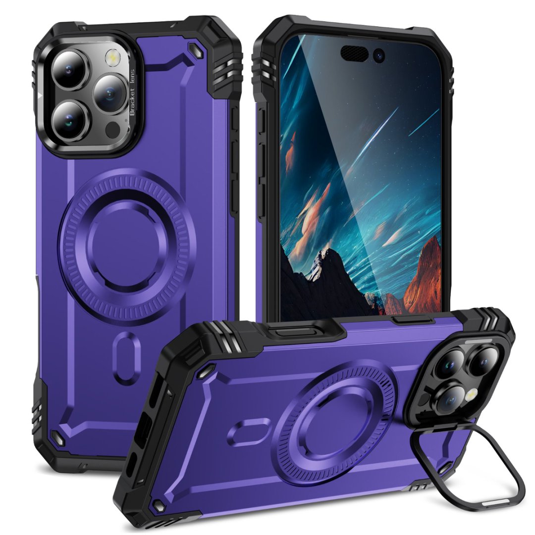 Two-in-one Armor Wireless Charging Phone Case
