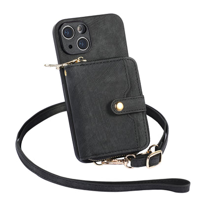Crossbody Zipper Wallet Phone Case